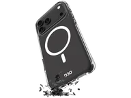 Etui i futerały do telefonów - Etui PURO Impact Clear D3O Bio do iPhone’a 17 Pro Przezroczysty - miniaturka - grafika 1