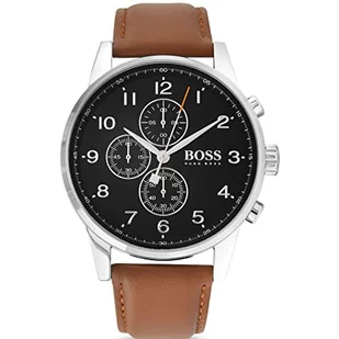 Zegarek Hugo Boss zegarek 1513812 męski kolor brązowy - Zegarki męskie - miniaturka - grafika 2