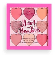 Cienie do powiek - REVOLUTION I Heart I Heart Heart Breakers Palette Paleta 9 Cieni Do Powiek Sweetheart - miniaturka - grafika 1