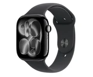 Smartwatch - Apple Watch 11 GPS 46mm z aluminium onyks pasek sportowy M/L Czarny - miniaturka - grafika 1