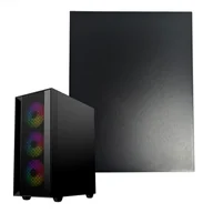 Akcesoria do komputerów stacjonarnych - Gembird Prawy panel boczny do obudowy Fornax 4000 czarny blacha - miniaturka - grafika 1