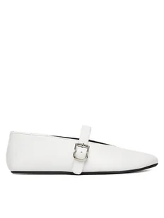 Badura Baleriny ELAN-V1860-131-1 Biały - Baleriny - miniaturka - grafika 1