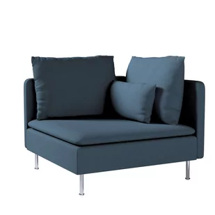 Dekoria pl pl Pokrowiec na sekcję narożną Söderhamn niebieski 99 x 99 x 83 cm Etna 1008-705-30 - Pokrowce na meble Dekoria pl pl Pokrowiec na sekcję narożną Söderhamn niebieski 99 x 99 x 83 cm Etna 1008-705-30 - Pokrowce na meble - miniaturka - grafika 1