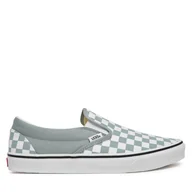 Trampki damskie - Tenisówki Vans Classic Slip-On VN000D5PEPO1 Szary - miniaturka - grafika 1