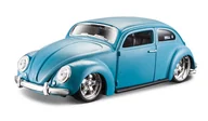 Kolekcjonerskie modele pojazdów - Maisto, model kolekcjonerski Design Volkswagen Beetle Niebieski 1/24 - miniaturka - grafika 1