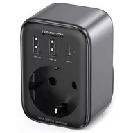 Ładowarki do telefonów - Ładowarka sieciowa UGREEN 1xAC, 2xUSB, 1x USB-C, 30W (90613) Szara - miniaturka - grafika 1