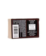 Mydła - Naturalne czarne mydło w kostce 75g Black for Whit - miniaturka - grafika 1