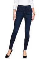 Spodnie damskie - Wrangler, Spodnie damskie, Super High Skinny Tainted Blue W27Wsz21H, rozmiar W25 L32 - miniaturka - grafika 1