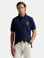 Koszulki męskie - Polo Ralph Lauren Polo 710958776001 Granatowy Regular Fit - miniaturka - grafika 1