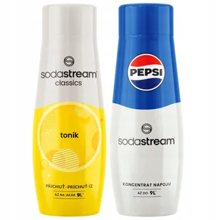 2x Syrop SODASTREAM TONIC TONIK + PEPSI Cola Koncentrat do Wody Saturatora - Syropy i koncentraty owocowe - miniaturka - grafika 1