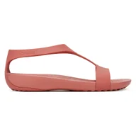 Sandały damskie - CROCS SERENA SANDAL 205469-682 Różowy - miniaturka - grafika 1