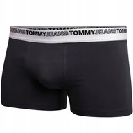 Majtki męskie - TOMMY HILFIGER BOKSERKI MĘSKIE 1P GRAFITOWE r.L - miniaturka - grafika 1