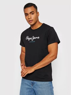 Koszulki męskie - Pepe Jeans T-Shirt Eggo PM508208 Czarny Regular Fit - grafika 1