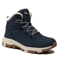 Buty trekkingowe męskie - Trekkingi Jack Wolfskin Everquest Texapore Mid W 4053581 1171 080 Granatowy - miniaturka - grafika 1