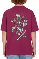 Koszulki męskie - t-shirt męski VOLCOM TODD BRATRUD 1 TEE Plum - miniaturka - grafika 1