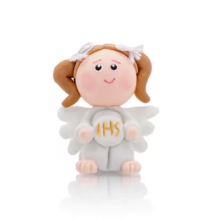 Aniołek - IHS - dziewczynka - modelina - Figurki dekoracyjne - miniaturka - grafika 1
