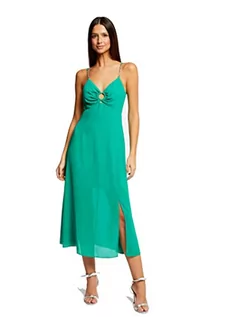 Sukienki - Morgan damska sukienka/kombinezon RIGNY średni zielony T34, Zieleń warzywna, 32 - grafika 1