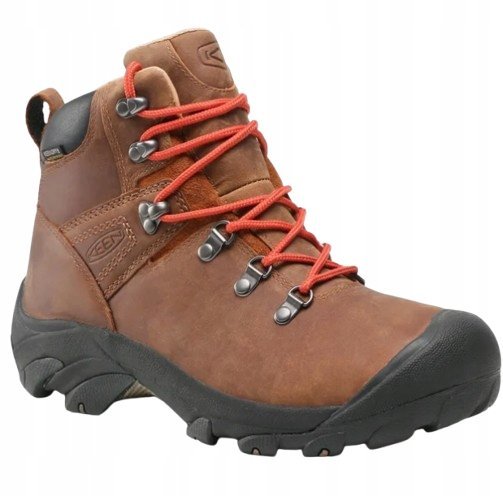 KEEN BUTY TREKKINGOWE MĘSKIE SKÓRZANE BRĄZOWE 40,5 16GA