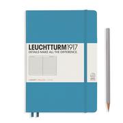 Szkolne artykuły papiernicze - Leuchtturm 1917 notatnik Medium (A5), twarda okładka, 249 stron, Nordic Blue 354584 - miniaturka - grafika 1