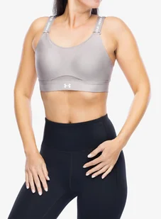 Biustonosz sportowy Under Armour Infinity 2.0 High Sports Bra - tetra gray/white - Bielizna sportowa damska - miniaturka - grafika 1