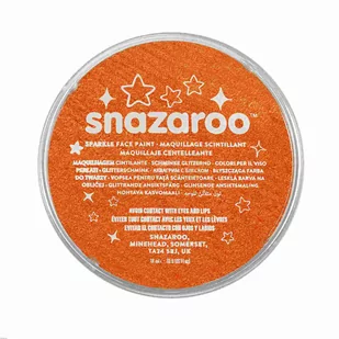 Farba do twarzy Błyszcząca Pomarańczowa18ml SNAZAROO 1118531 - Zabawki kreatywne - miniaturka - grafika 1