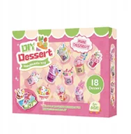 Zabawki kreatywne - Zabawka 6 lat+ KOLOROWE DESERY LODY POSYPKI Zrób to Sam SENSORYCZNA XL - miniaturka - grafika 1