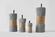 Ręczniki - Ręcznik bawełniany Jasny Szary 50x100 HOP Design - miniaturka - grafika 1