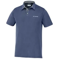 Koszulki sportowe męskie - Koszulka męska Columbia Nelson Point Polo Rozmiar: XL / Kolor: ciemnoniebieski - miniaturka - grafika 1