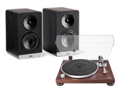 Zestawy stereo - Audio-Technica AT-LPW50BTRW (rosewood) + Connex (czarny) - miniaturka - grafika 1