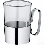 Szklanki - WMF - Pure szklanka do herbaty stal nierdzewna Cromargan 200 ml. - miniaturka - grafika 1