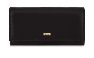 OCHNIK SL-125-99 — czarny duży skórzany portfel damski SL-125-99 - Portfele - miniaturka - grafika 1