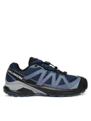 Buty trekkingowe damskie - Salomon Trekkingi Examotion Gtx W L49137100 Granatowy - miniaturka - grafika 1