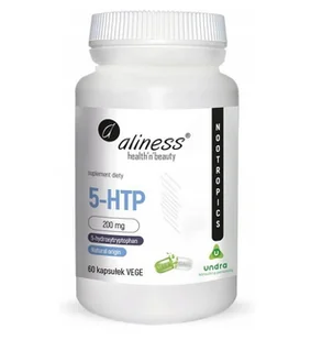 ALINESS 5-HTP 200mg - 60vcaps - Witaminy i minerały dla sportowców - miniaturka - grafika 1