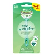 Depilacja - Wilkinson My Intuition Xtreme3 Comfort Sensitive jednorazowe maszynki do golenia dla kobiet 4szt - miniaturka - grafika 1