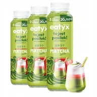 Szybkie dania obiadowe - eatyx Kompletne Danie Gotowe Do PiciaTruskawka Matcha Latte 300ml x3 - miniaturka - grafika 1