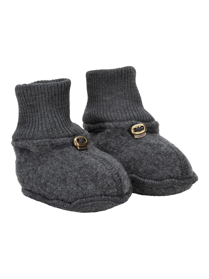 mikk-line Buty w kolorze ciemnoszarym do raczkowania