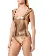 Kamizelki damskie - Just Cavalli Modna kamizelka damska, 158 Złoto, 40 - miniaturka - grafika 1