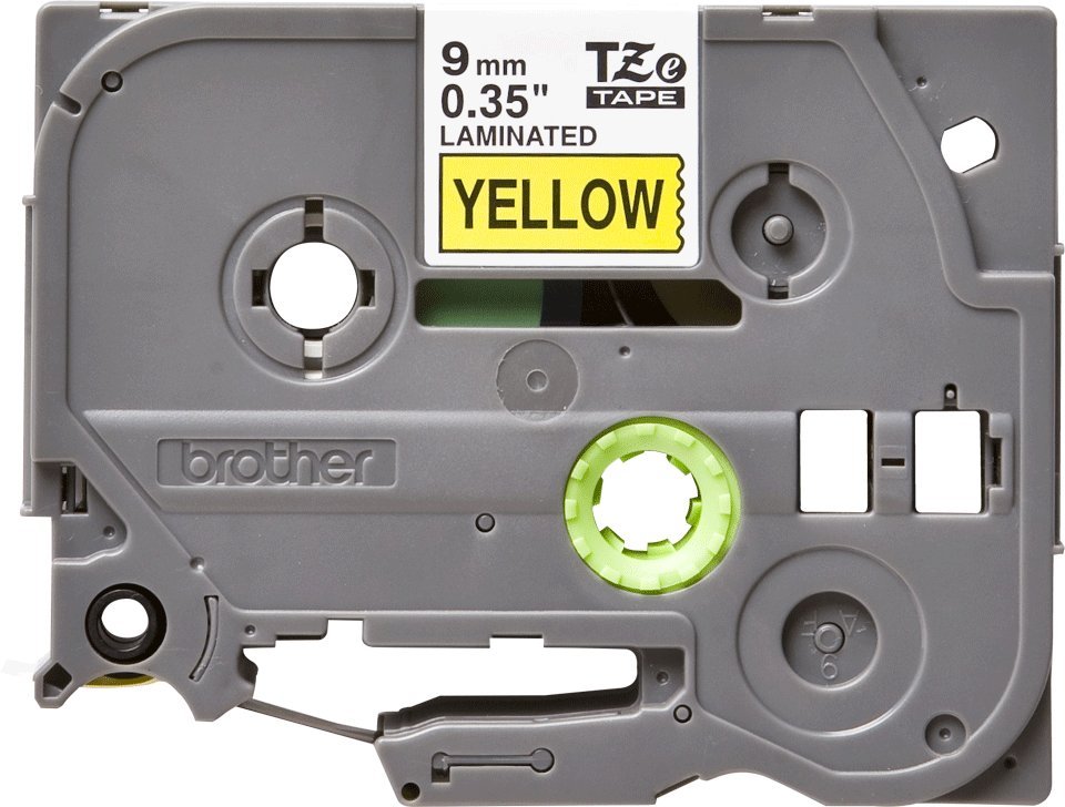 Brother Labelling Tape 9mm, Black on yellow, TZe, Grey, Thermal transfer, Philippines, 2290336