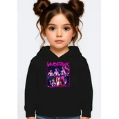 Bluzy dla dziewczynek - BLUZA DZIECIĘCA KPOP DEMON HUNTERS HUNTRIX 146-152 Z KAPTUREM BAWEŁNIANA - miniaturka - grafika 1