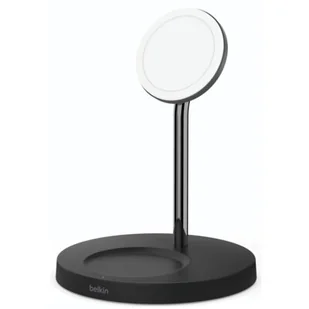 Belkin MAGSAFE 2-IN-1 WIRELESS CHARGE WIZ010VFBK - Ładowarki do telefonów - miniaturka - grafika 1