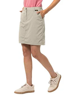 Jack Wolfskin damskie spodnie dresowe Kalahari Skort ochrony przed promieniami UV Outdoor podróże beżowy, 34 1502914-5505034 - Spódnice - miniaturka - grafika 1