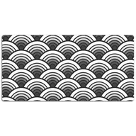 Podkładki na biurko - Duża podkładka na biurko Ombre Przegrzebek 120x60cm, Dywanomat - miniaturka - grafika 1