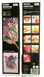 Mozaika Diamentowa Kwiaty Obraz Kayet - Zabawki kreatywne - miniaturka - grafika 1