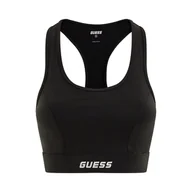 Biustonosze - Damski Stanik sportowy GUESS ADRIANNA ACTIVE BRA V3RP00KBIL2-JBLK – Czarny - miniaturka - grafika 1