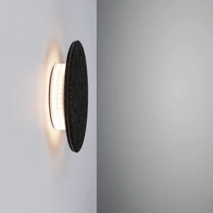 Paulmann kinkiet LED Tulga, Ø 20 cm, antracyt, filc - Lampy ścienne - miniaturka - grafika 2