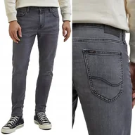 Spodnie męskie - Lee MALONE SKINNY Darkness RURKI SZARY DżINS W31 L32 - miniaturka - grafika 1