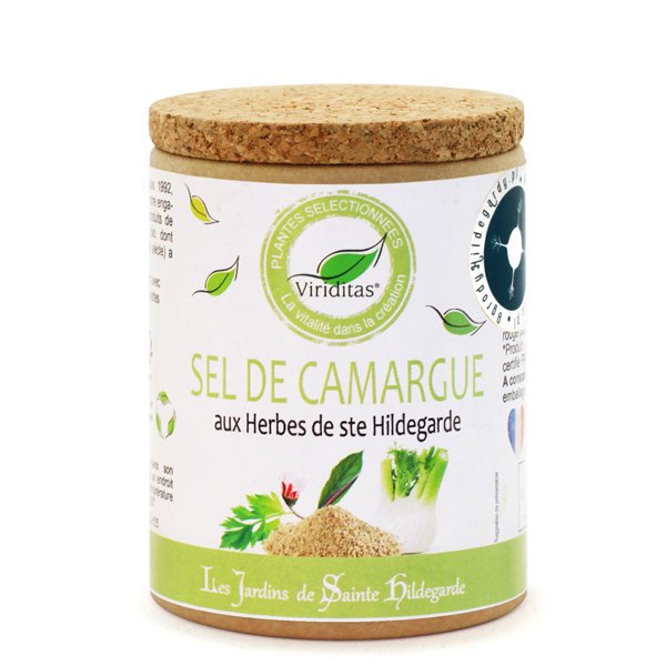 Przyprawy i zioła - Sól z ziołami św. Hildegardy 90g / Les Jardins de Sainte-Hildegarde