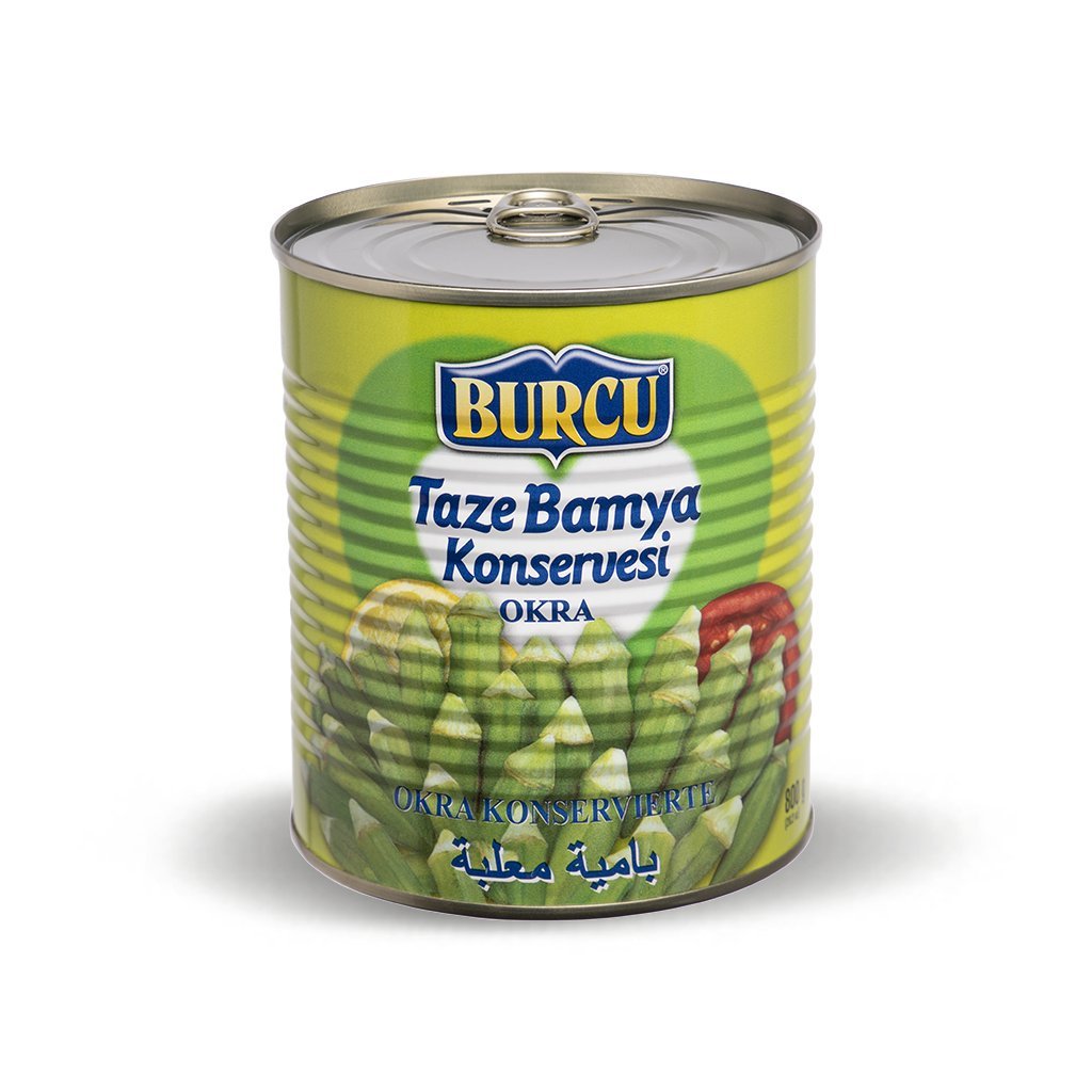 Okra w zalewie Burcu 800g – Bamya, młoda i świeża, produkt turecki