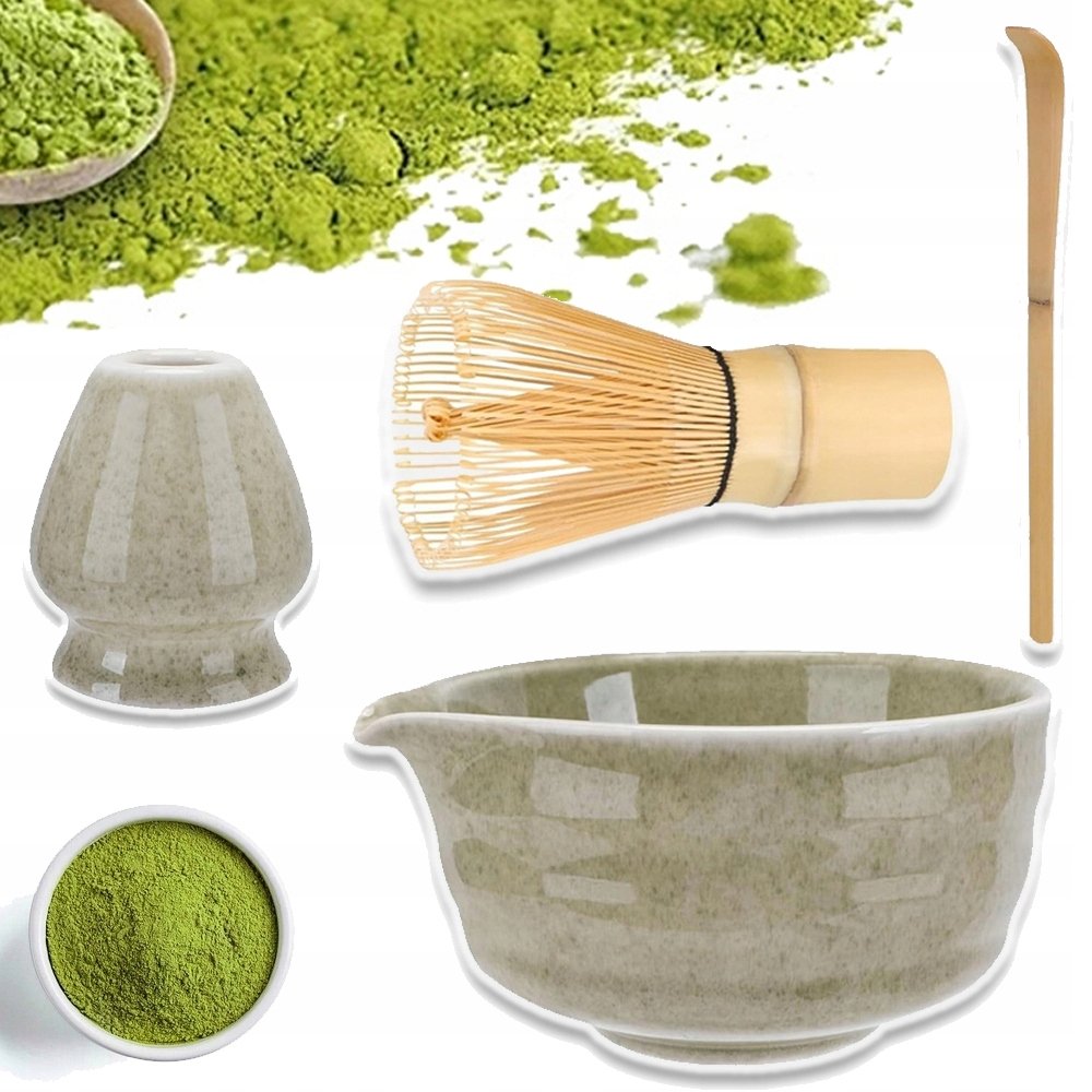 Zestaw Do Matchy 4 Elementy Do Herbaty Matcha