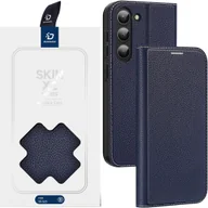 Portfele - Dux Ducis Skin X2 Etui Samsung Galaxy S23+ Pokrowiec Z Klapką Portfel Podstawka Niebieskie - miniaturka - grafika 1